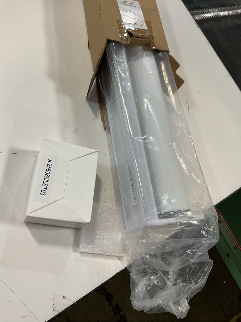 Condition photo showing Good Condition for genimo 100% blackout roller window shades, window blinds cordless with thermal insulated, uv protection fabric, mini french door blinds for home, bedroom, office, white, 32" w x 72" h white?aluminum cover? 32"w x 72"h