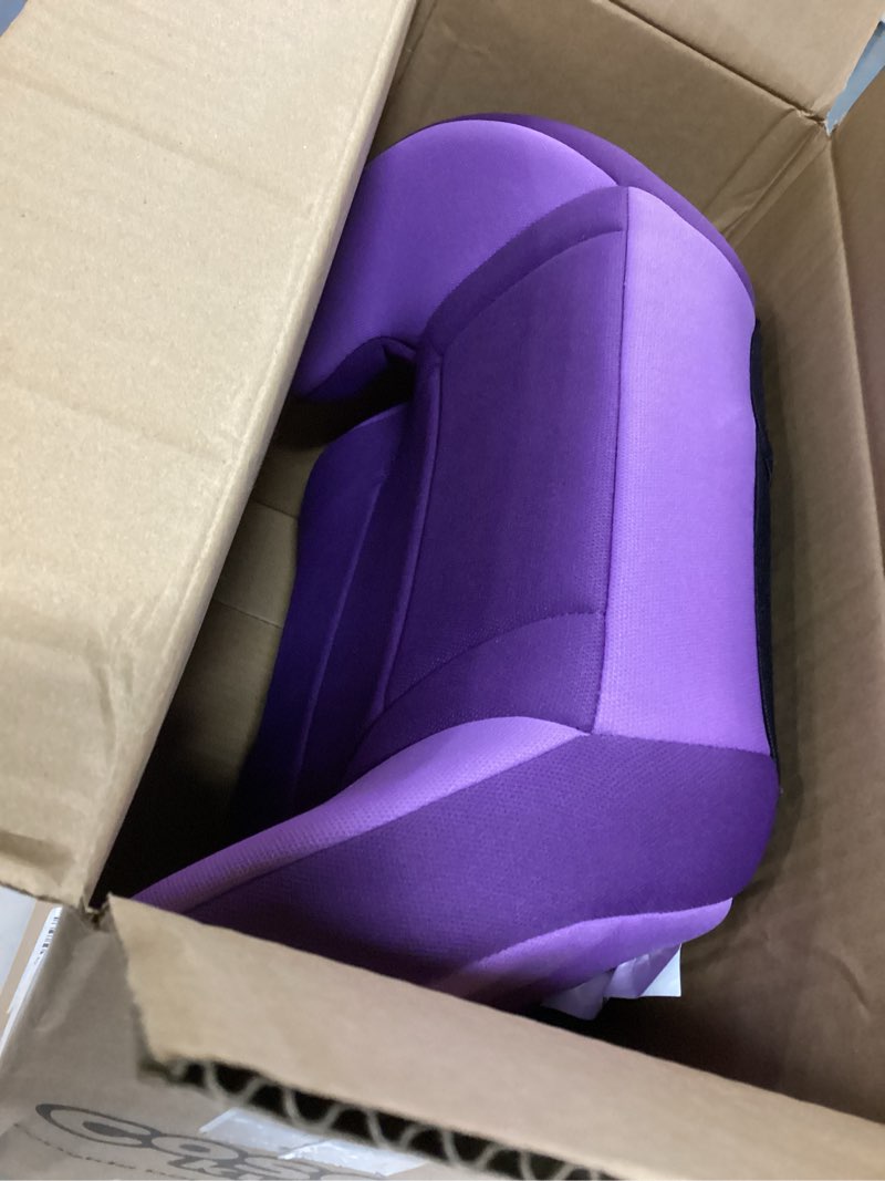 Condition photo showing Good Condition for Cosco Topside Backless Booster Car Seat, Lightweight Booster Seats for Cars 40-100 lbs, Backless Booster Seat for Car, Grape Grape 1 Pack