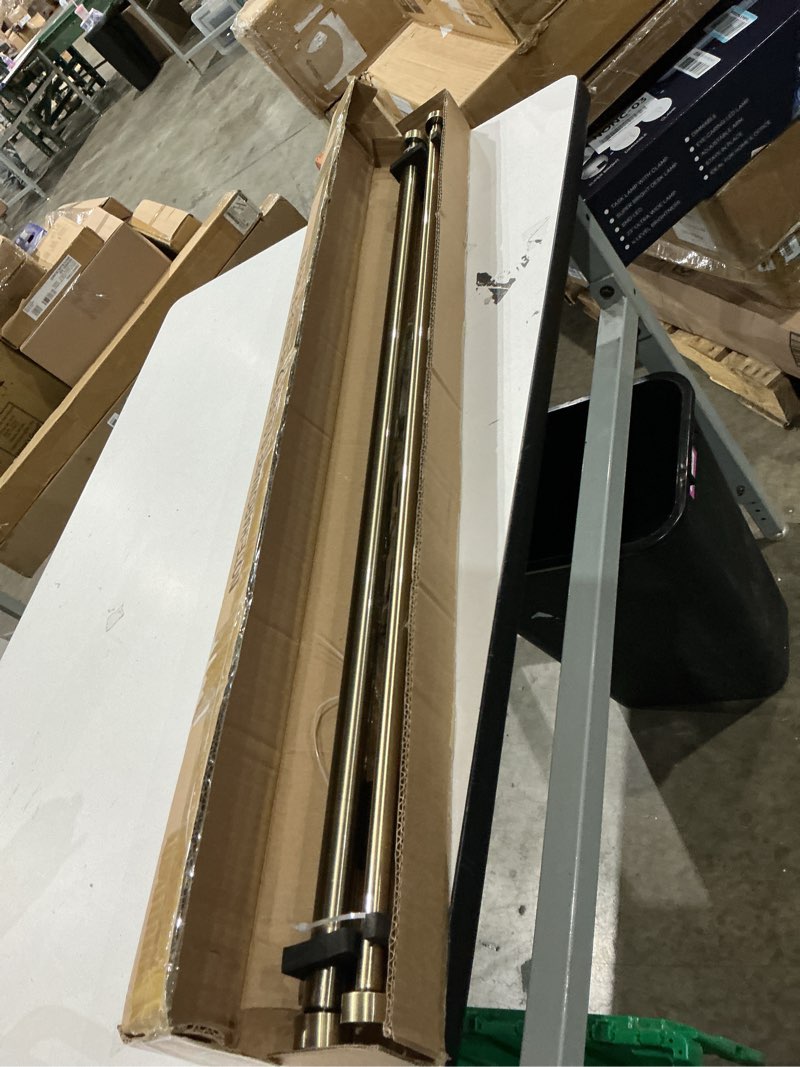 double curtain rods for windows 36-72 inches, 1'' front and 5/8''back double drapery rods with premium aluminum brackets and end cap finials, adjustable antique bronze dual window curtain rod 36-72" antique bronze