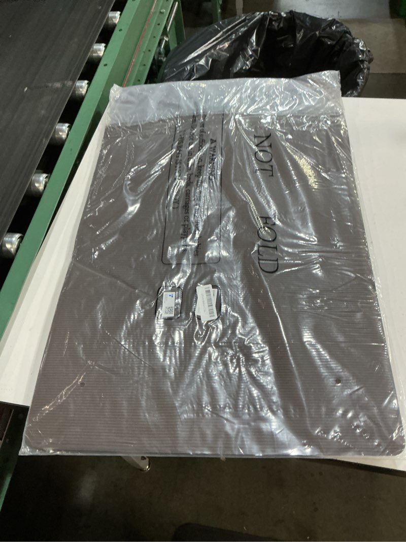 Condition photo showing New/Like New for ophanie kitchen mats for floor, 3/4 inch thick, 20x32 anti fatigue cushioned mat, kitchen rugs, waterproof, comfort ergonomic standing mat for office, home, sink, black non-slip ridged bottom black 32"l x 20"w x 0.8"th