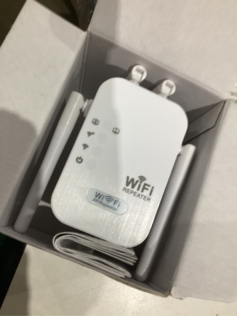 Condition photo showing New/Like New for 2025 WiFi Extenders Signal Booster for Home Long Range Up to 9800 sq. ft & 40 Devices, WiFi Extender Signal Booster, Internet Booster, Long Range WiFi Extender,Quick Setup-Medium
