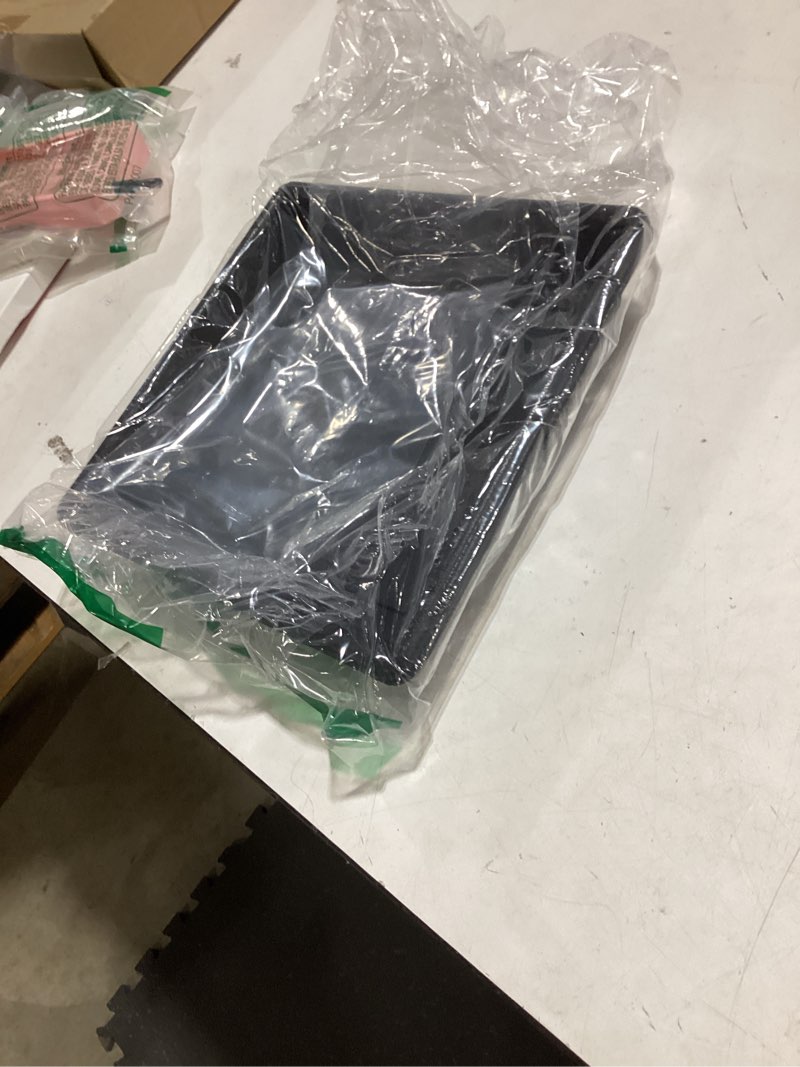Condition photo showing Good Condition for square plant saucer 8 inch 2 pack 6 8 10 12 14 16 18 20 inch, plant trays for pots heavy duty plastic plant saucers for indoors outdoors, flower pot no holes plant drip trays 8"-2pack black