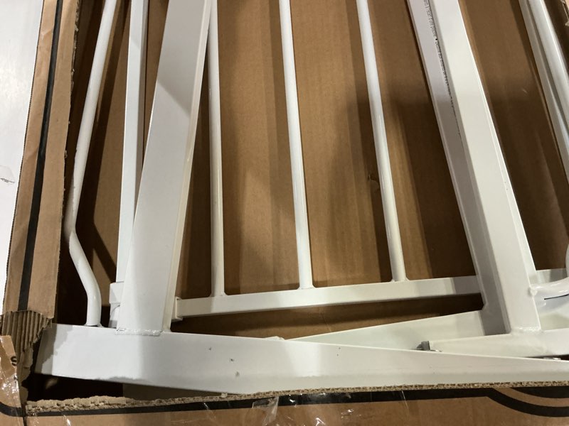 Condition photo showing Good Condition for regalo safety 36" extra tall baby gate for doorways & bottom of stairs, pressure mount, toddlers & pets, 6-24 months, tested & safe for 30 years, american designed, american owned white 29-36.5"w x 36"h