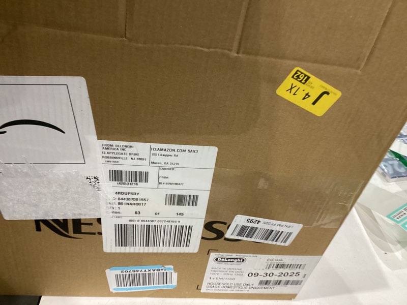Condition photo showing New/Like New for Nespresso VertuoPlus Deluxe Coffee and Espresso Machine by De'Longhi, 37 Oz, Black Machine Only Black