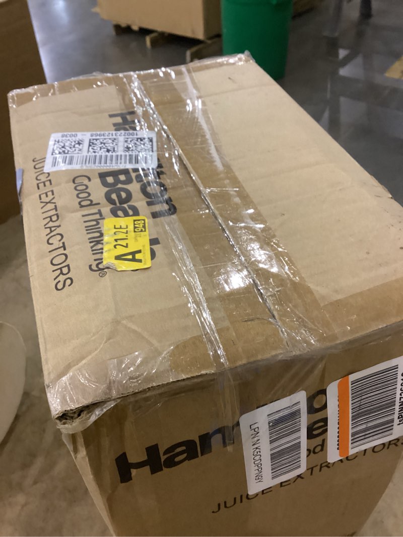 Condition photo showing As Is for Hamilton juice extractor