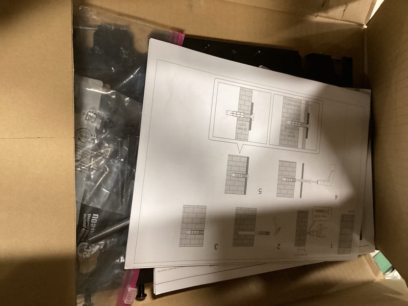 Condition photo showing Good Condition for Samsung Full Motion Slim TV Wall Mount, Fits 55”- 65” TVs, Minimizes TV-to-Wall Gap, Adjustable Left and Right, Tilt and Swivel, VESA 200x200-300x200, Black (WMN-B05FB/ZA, 2022 Model) 55”-65”