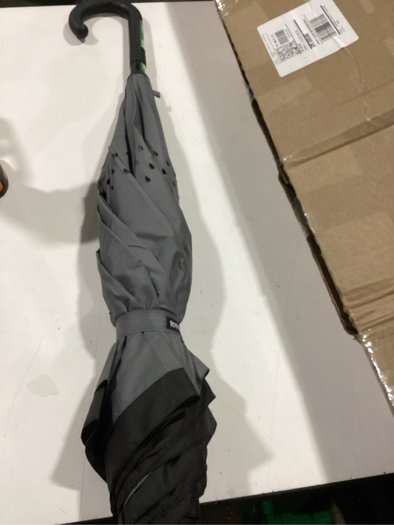 Totes Auto Reverse Close Windproof Stick Inbrella with Water Repellent Protection