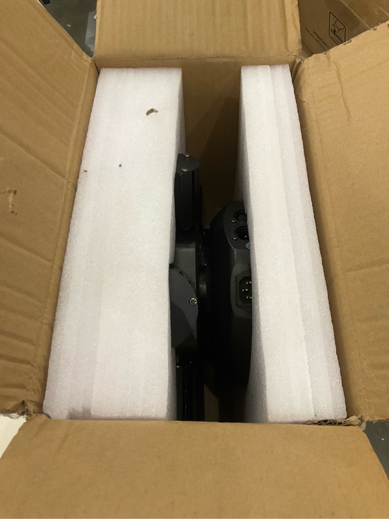 Condition photo showing Good Condition for Moving Head DJ Lights, 150W Quality Metal Construction 6 Arms Disco Stage Light with RGBW 4-in-1 LED, DMX-512 & Sound Activation & Remote Control, Laser Party Lights for Bar, Wedding, Club Live House