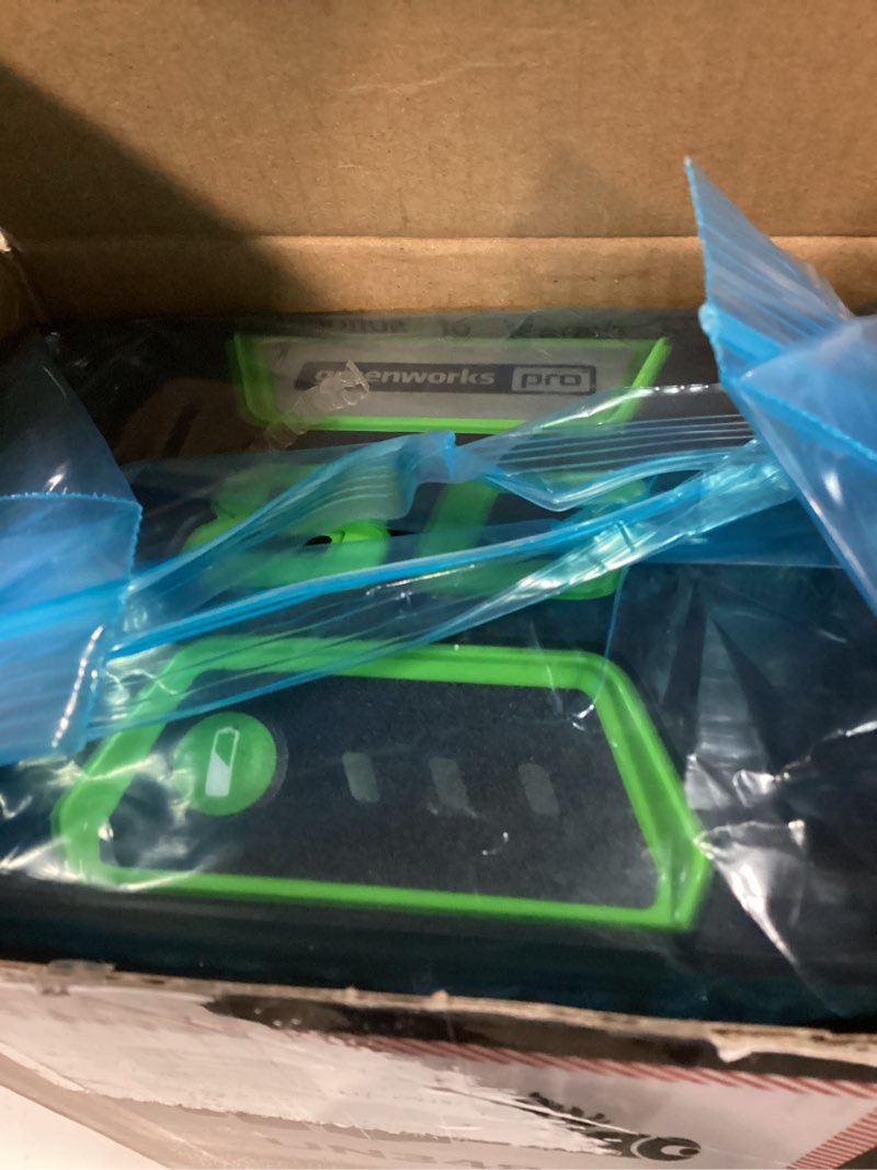 Condition photo showing New/Like New for greenworks pro 80v 4.0ah lithium-ion battery ((genuine greenworks battery / 75+ compatible tools)