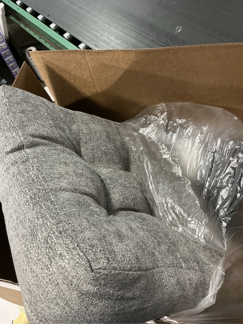 Condition photo showing Good Condition for Similar Love's cabin Memory Foam Chair Cushions Set of 4, Outdoor/Indoor Chair Pads for Dining Chairs 4 Pack, Seat Cushions for Kitchen, Dining Room, Office, Patio Chairs, 15.5\"x15.5\"x3.5\" Grey 15.5\"x15.5\"x3.5\" (4 Pack) Grey