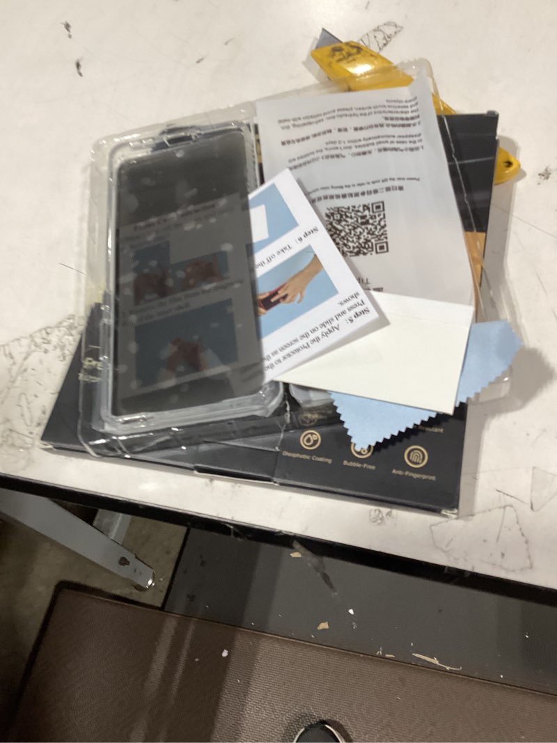 Condition photo showing Good Condition for magnetic for motorola edge 2025 case, with 2x privacy screen protector + 1x camera lens protector, [non-yellowing] [shockproof military] transparent cover phone case for moto edge 2025, clear moto edge 2025 clear