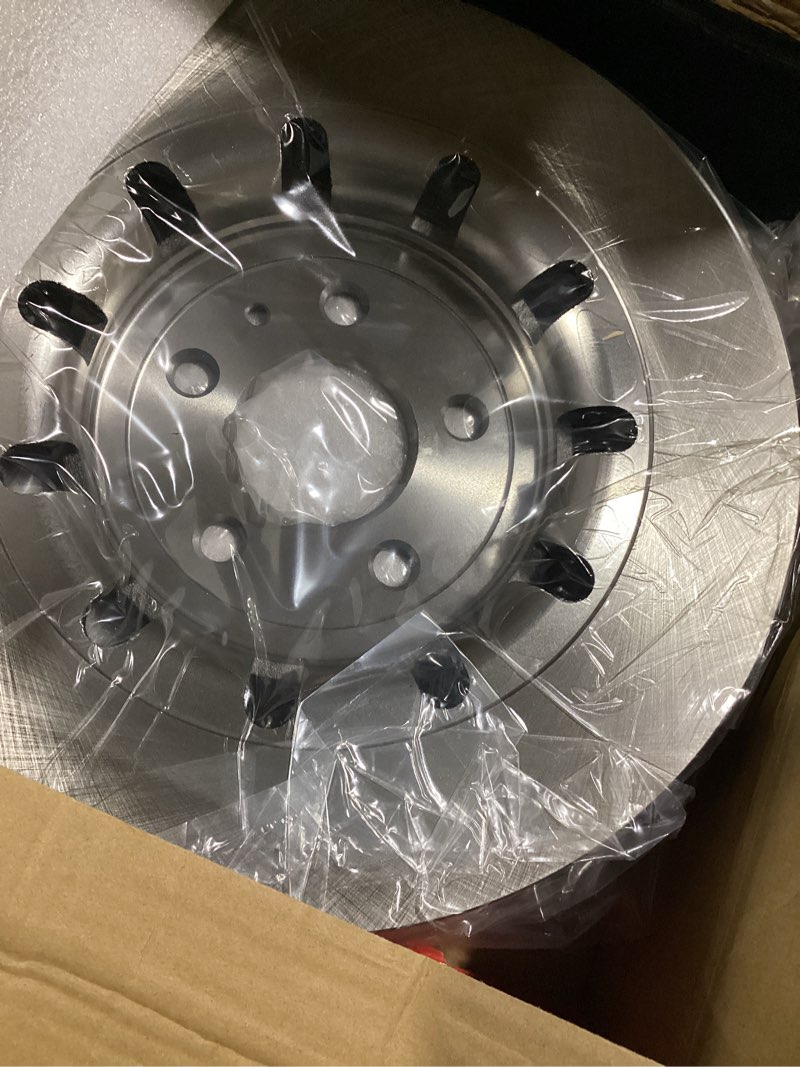 Condition photo showing New/Like New for a-premium 13.86 inch (352mm) front vented disc brake rotors + ceramic pads kit compatible with select ford and lincoln models - explorer/taurus/mkt/flex 2013-2019, mks, police interceptor sedan, 6-pc