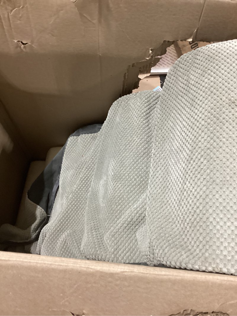 Condition photo showing As Is for Dog Stairs for Bed 28.7”H, 5-Step Dog Ramp, Non-Slip Sturdy Pet Steps for Small Dogs & Cats to get on High Bed or Couches, Grey