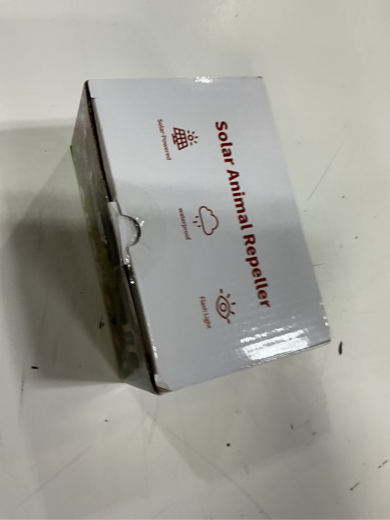 Condition photo showing New/Like New for 2026 solar predator eyes nocturnal animal repellent outdoor, coyote deterrent devices light sensor animal repellent for skunk deer coyote fox raccoon cat garden yard farm chicken coop, 4 pack black 04