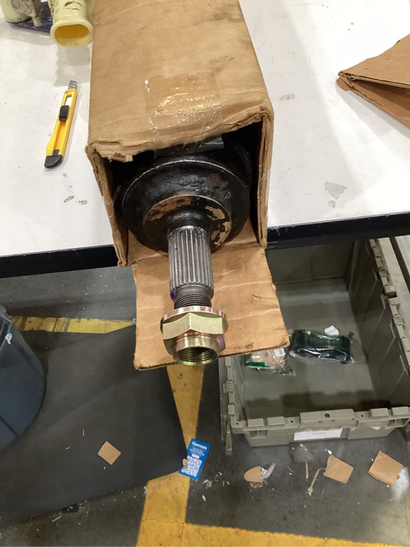 Condition photo showing As Is for cardone 60-4207 remanufactured cv constant velocity drive axle shaft (renewed)