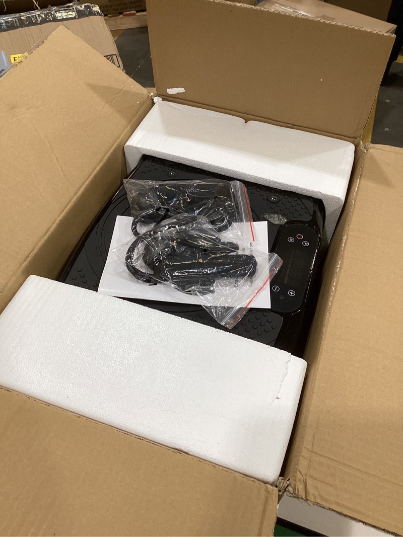 Condition photo showing Good Condition for Vibration Plate Exercise Machine: TISSCARE Vibrating Plates for Weight Loss and Lymphatic Drainage, 400lbs Shake Plate Whole Body Workout Platform for Home Fitness Fat Burner Gifts for Women Men Black