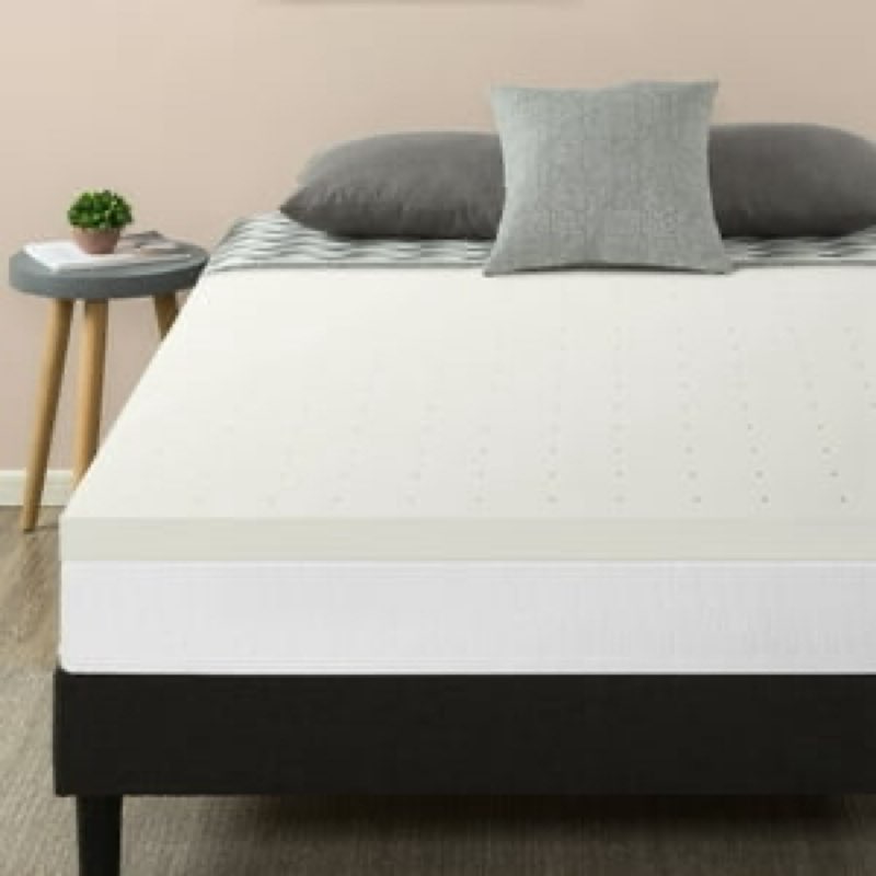 mellow ventilated memory foam mattress topper full