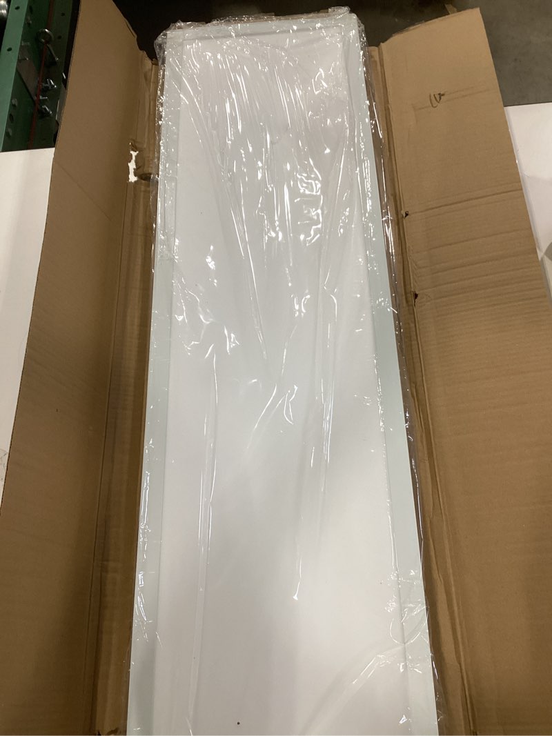 Condition photo showing As Is for Lithonia Lighting CPX 1x4 LED Flat Panel Light, 1 Ft. x 4 Ft. LED Light Panel, Ceiling Lighting Fixture, 2500/3200/4000 Adjustable Lumens, 3500K/4000K/5000K Switchable CCT, Smooth Satin Lens, White 3500K | 4000K | 5000K 1 ft. x 4 ft. Switchable Lumens space