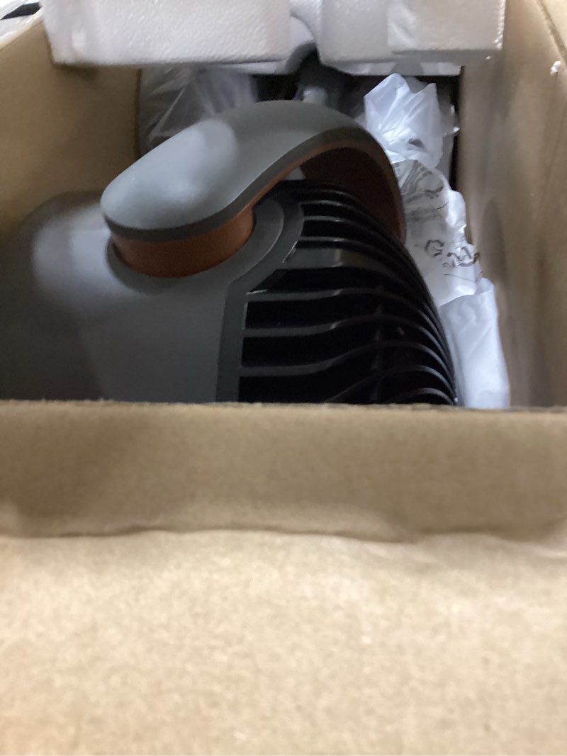Condition photo showing Good Condition for dreo fan for bedroom, 120° oscillating standing fans, quiet floor fan with dc motor, 100ft pedestal fans for room, 9 speeds, 4 modes, 20db, 120° manual vertical, 37-42" adjustable height, 9h timer grey