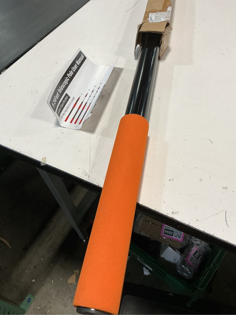 Condition photo showing Good Condition for SISUPASSIE Telescoping Extension Pole, Reach to 26FT Telescoping Pole Multi-Purpose 5-20FT Lightweight, Sturdy with Universal Twist-on Metal Tip Extendable for Dusting Painting Window Cleaning