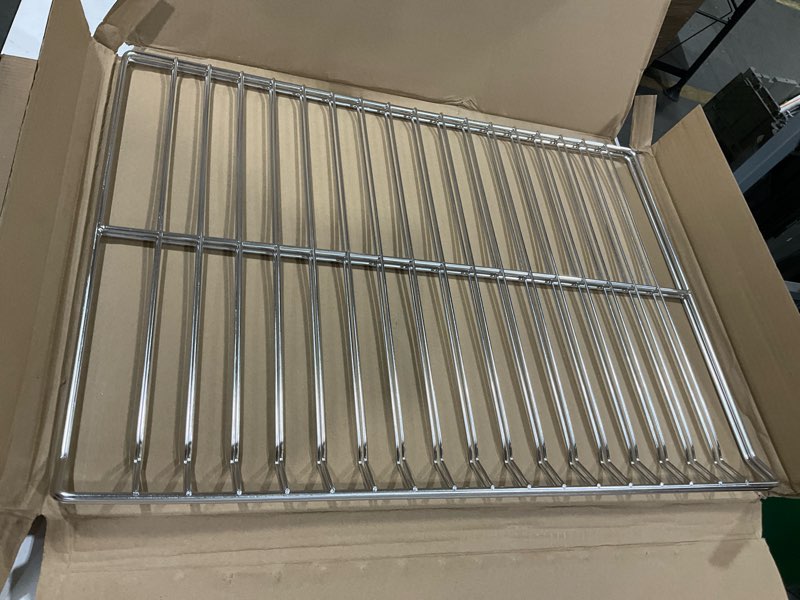 Condition photo showing New/Like New for wb48t10095 oven racks replacement parts for ge profile oven rack 304 stainless steel ge hotpoint gas range stove rack 23.75’’ x 17.4’’ spectra xl44 electric roaster double wire rack shelf 2 pcs 23.75'' x 17.4'' upgraded oven rack