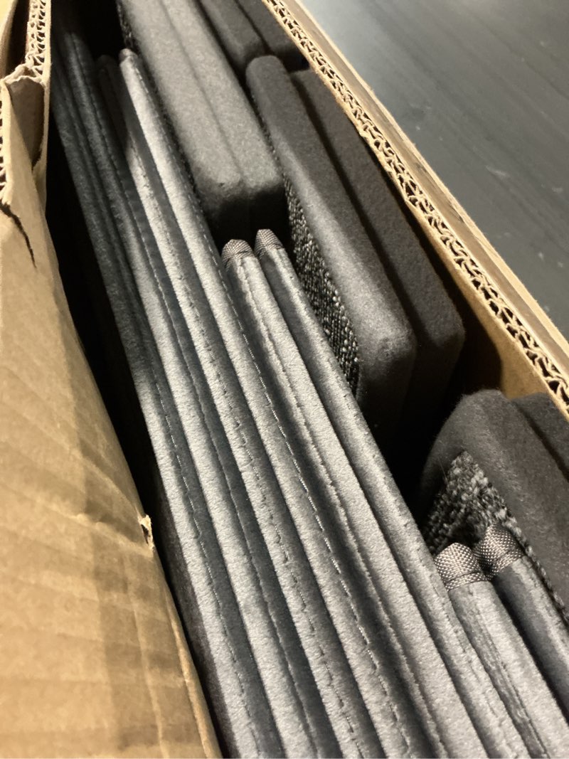 Condition photo showing Good Condition for trixie velour dog stairs with tread steps - 4 step pet stairs for beds and couches - foldable with additional storage space - gray 15" w x 22.8" h