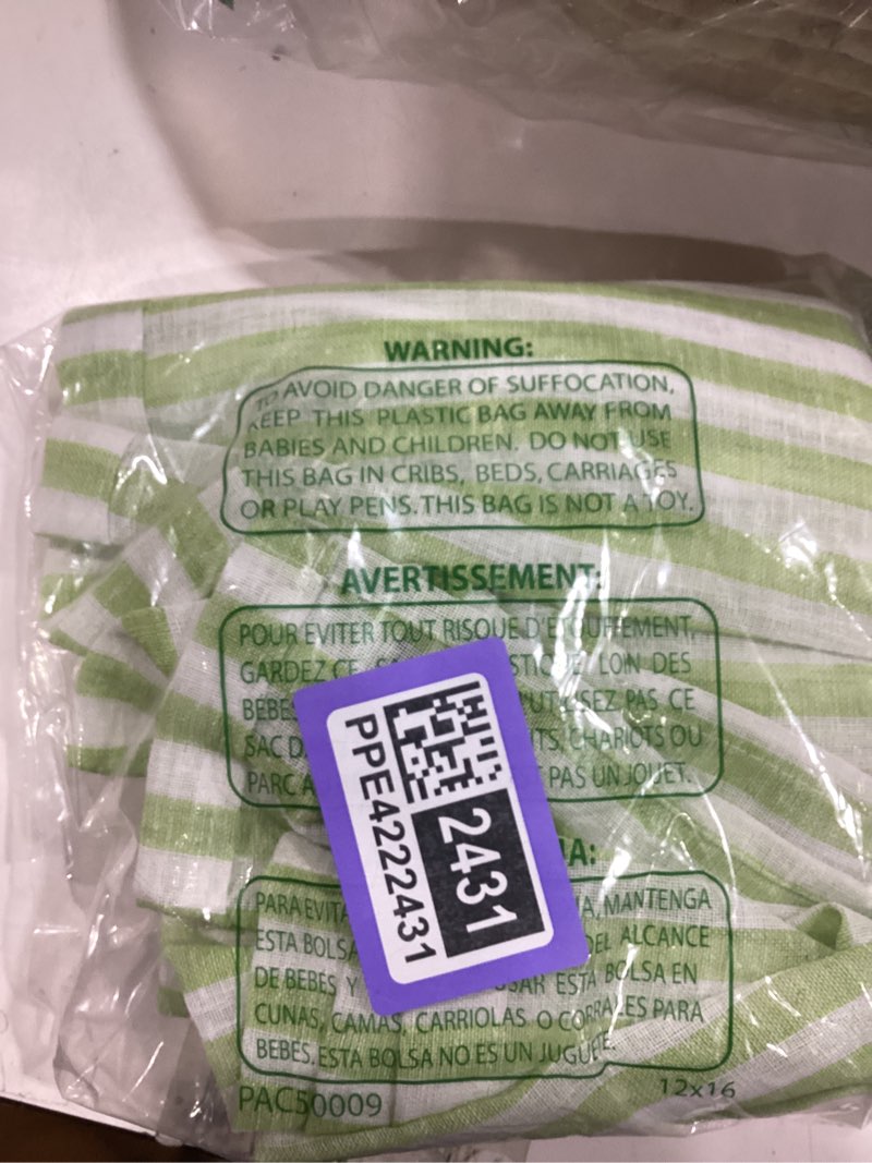 Condition photo showing Good Condition for 26 x 24 Inch 2PCS Green Cotton Linen Kitchen Valance Curtains, Boho Rustic Button Valances for Windo