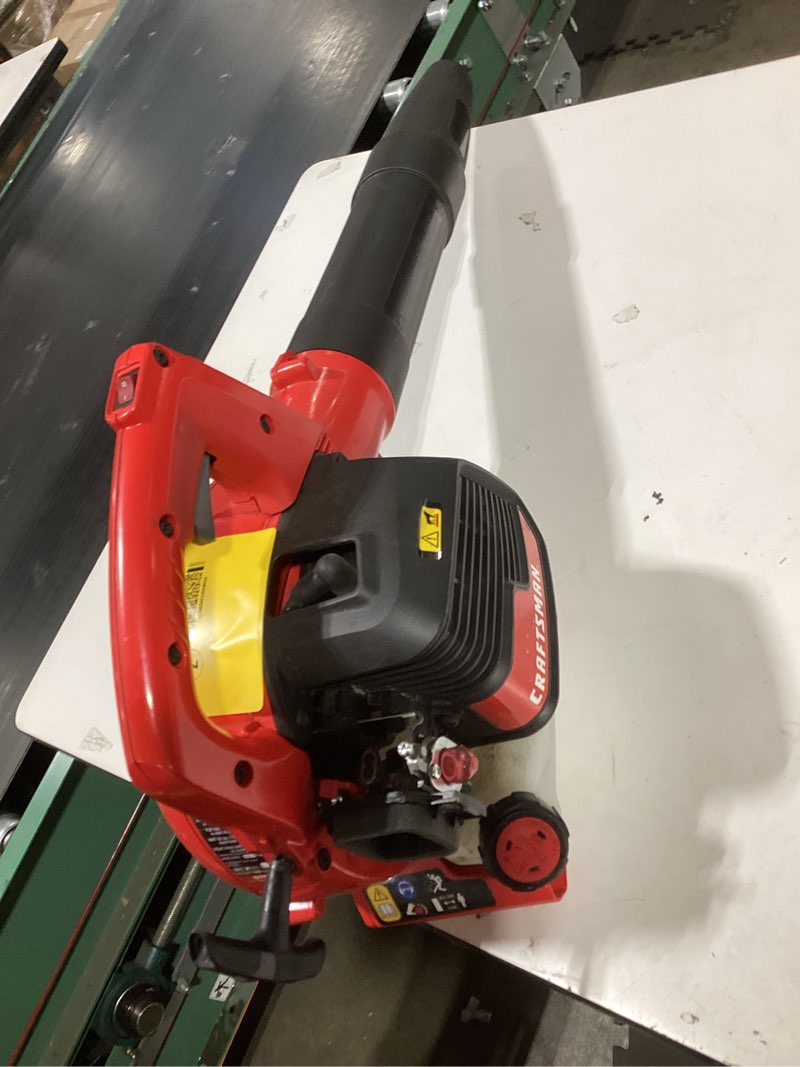 Condition photo showing Good Condition for craftsman gas handheld leaf blower