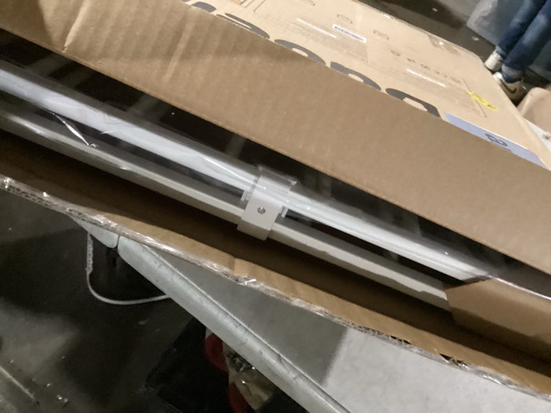 Condition photo showing Good Condition for babelio baby gate for stairs, kitchen & doorways, 26-43" w 28" h no bottom bar| easy installation| one-handed operation| auto-close| hardware mount (drill needed) safety dog/pet gate indoor (white)