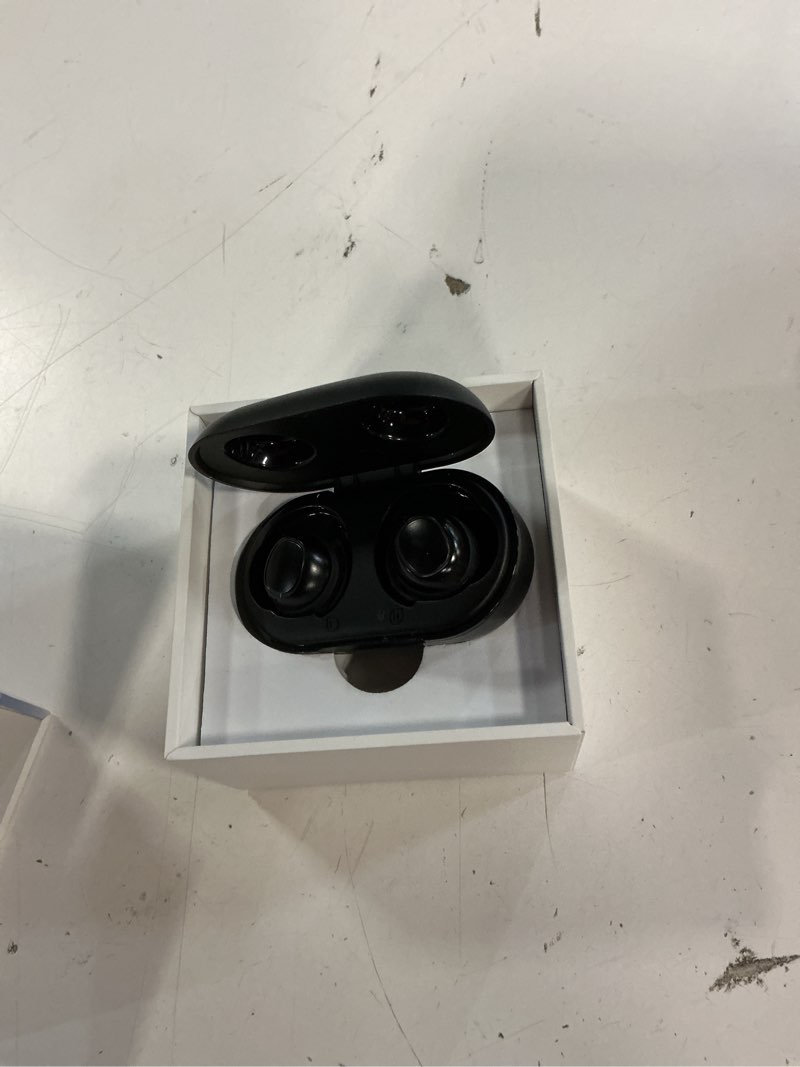 Condition photo showing Good Condition for iamjoy wireless gaming earbuds, 20ms low latency, game earbuds with mic, 2.4ghz & bluetooth, compact led display compatible with meta quest 3/2, ps5/4, steam deck, vr, switch, pc pure black