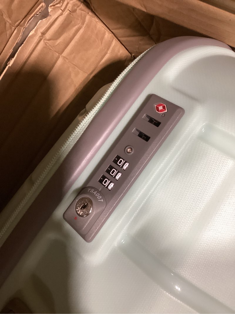 Condition photo showing Good Condition for Samsonite Freeform 2-Piece Luggage Set - Carry-On & Large Checked Luggage with Dual Spinner Wheels - Durable Polypropylene Hardshell - TSA Lock, Airline-Approved - Expandable Hard Shell - Mint Green 2-Piece Set (Carry-on/Large) Mint Green