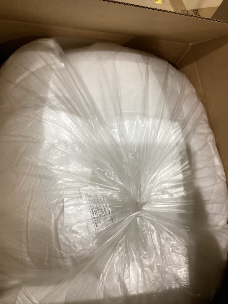 Condition photo showing As Is for Phantoscope Pillow Inserts, Hypoallergenic 100% Virgin Fiber Square Form Microfiber Throw Pillow Inserts, Couch Bed Pillows 45x45 cm, 18x18 Inch (Pack of 4) 18x18 Inch (Pack of 4) White