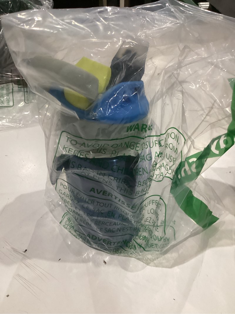 Condition photo showing As Is for Contigo Autospout Water Bottle with Straw 13 oz Blue Poppy/Glacier Blue Poppy/Glacier 13 Ounces