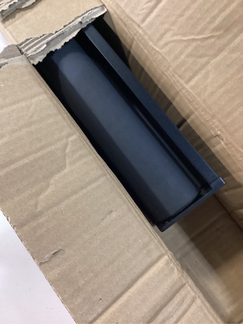 Condition photo showing As Is for 100% blackout cordless roller window shades, free-stop black out blinds for indoor windows,thermal insulated uv protection,window shades pull down for home,office,easy to install,27" w x 72" h, black 27"w x 72"h black