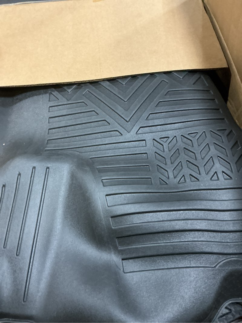 Condition photo showing Good Condition for KUST Floor Mats for Jeep Grand Cherokee 2011-2021(Not for L), All Weather Cargo Mat with Back Seat Protector, TPE Floor Liners Trunk Mat Backrest Mat for Grand Cherokee Accessories, Full Set of 8 Floor & Cargo Mat