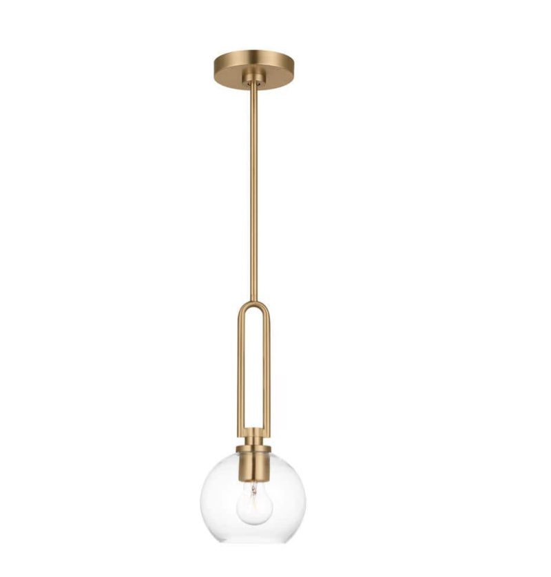 Generation Lighting 6155701 Codyn 10  Wide Mini Pendant - Brass