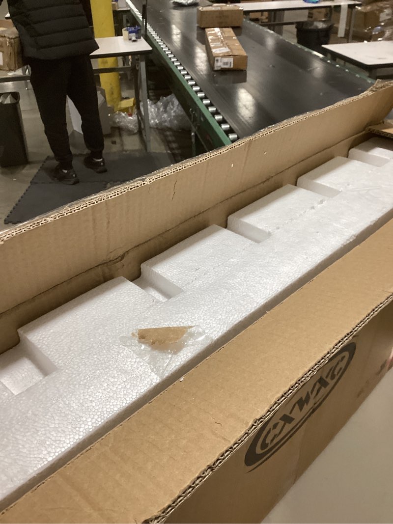 Condition photo showing New/Like New for CXWXC Indoor Cycling Desk - Adjustable Height Bike Deak Laptop Stand Non-Slip Surface - Portable Bike Trainer Fitness Desk with Lockable Wheels Style B