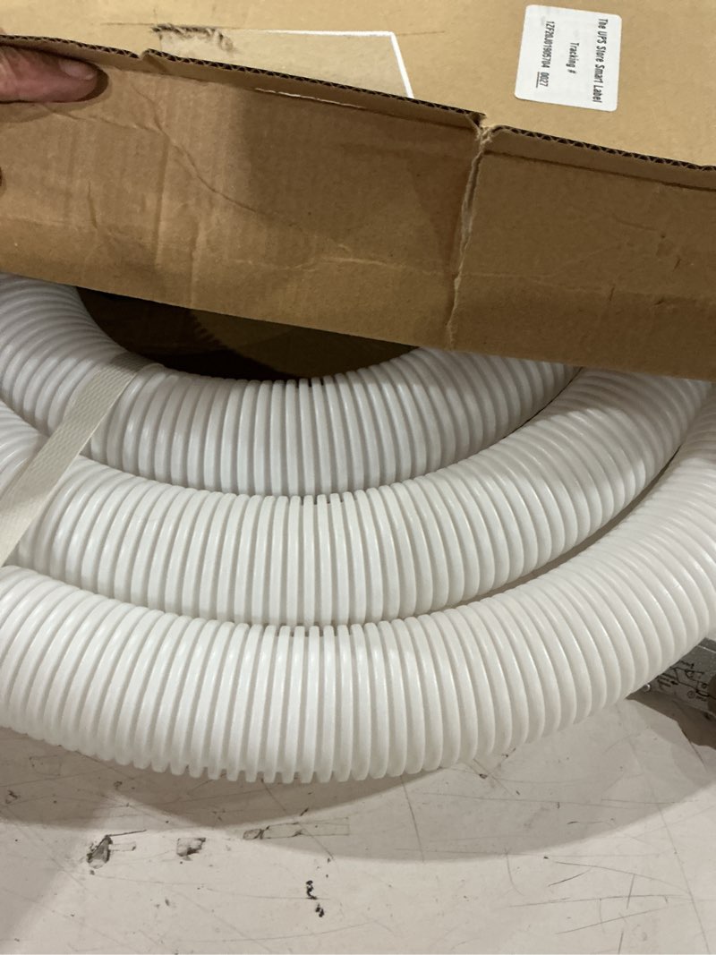 Condition photo showing As Is for 1.5 inch pool pool pump hose for above ground pools,1-1/2" filter pump hose replacement for intex coleman,9.8ft long pool pump accessories replacement hoses,part # 26071rp
