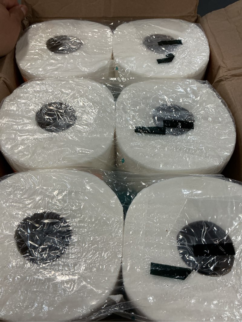 Condition photo showing New/Like New for angel soft toilet paper, 18 mega rolls = 72 regular rolls, soft and strong toilet tissue