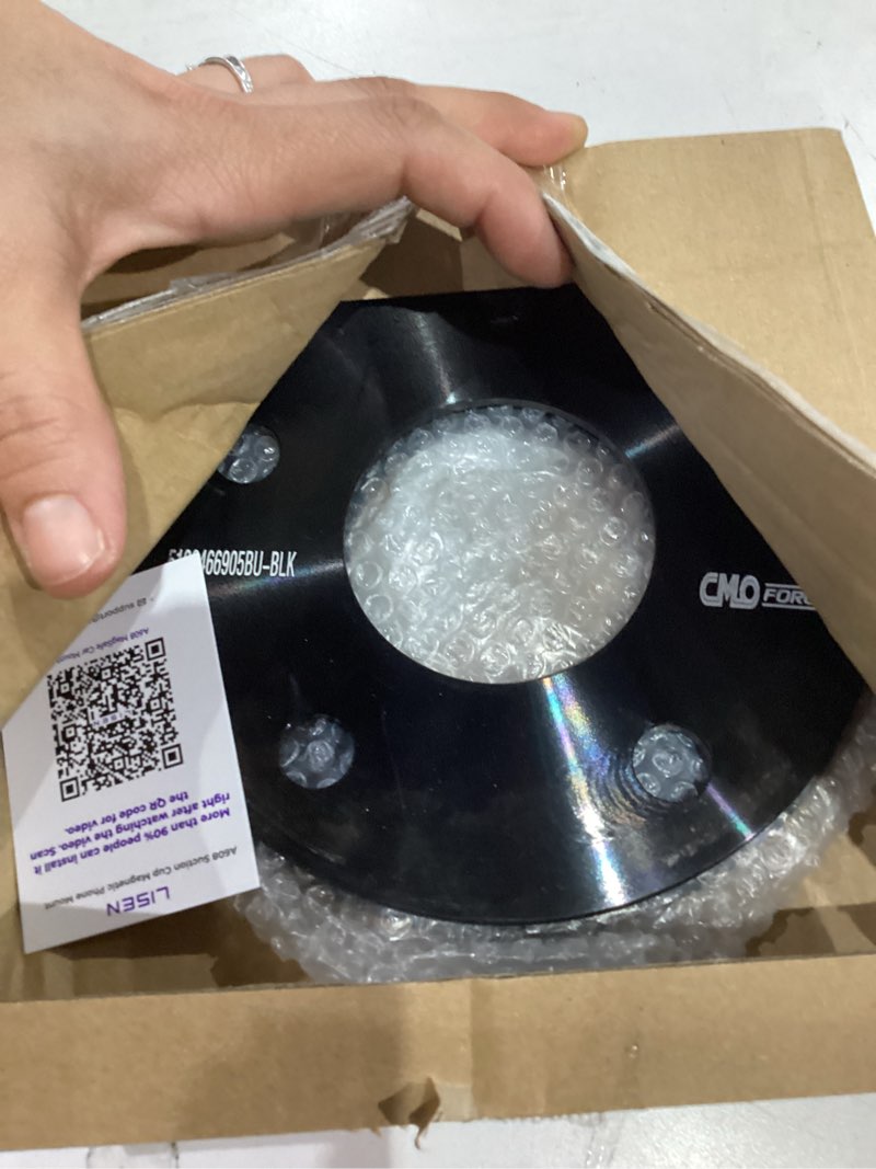 Condition photo showing Good Condition for Customadeonly 5x120 Wheel Spacers for 2010-2024 Camaro,2014-2020 Impala, 2020-2024 Corvette C8, 2008-2019 CTS, 2020-2023 CT5 (2pcs 1/2" Thick) 5x4.72 66.9mm Bore 12mm Thick -Longer Studs May Required 12mm (2pc) Silver