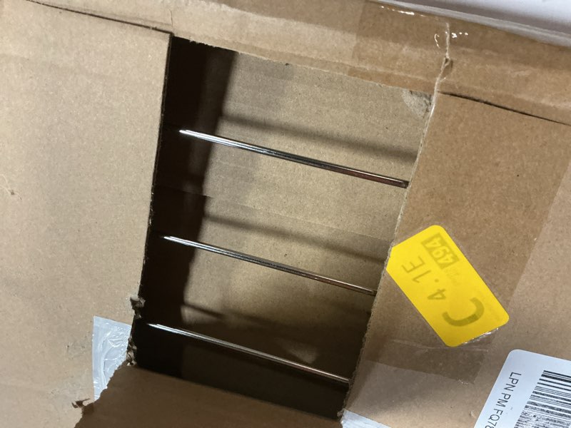 Condition photo showing Good Condition for upgraded mhl63411403 oven rack replacement for lg oven parts 24.75 x 16 in range oven shelf ldg4313st lrel6323s lg 304 stainless steel stove standard oven bake rack air fryer wire shelf accessories 24.75 x 16 oven rack