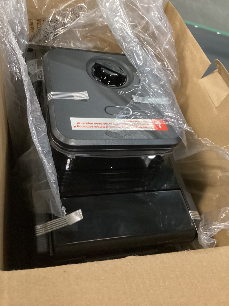 Condition photo showing Good Condition for Coffee Maker with Grinder, Programmable Hot and Cold Coffee Maker with 22 oz Glass Carafe, Fully Automatic Coffee Machine with Timer, Removable Filter, Black Americano Coffee Machine