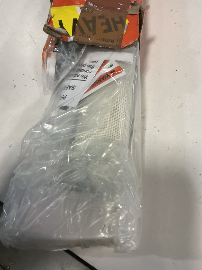 Condition photo showing Good Condition for Extra Wide Baby Gate for Large Openings Retractable Baby Gates Indoor Outdoor Extra Long Dog Gate for Doorway Stair Gates for Kids or Pets Extra Large Dog Gate for Stairs White (33" Tall x 65" Wide)