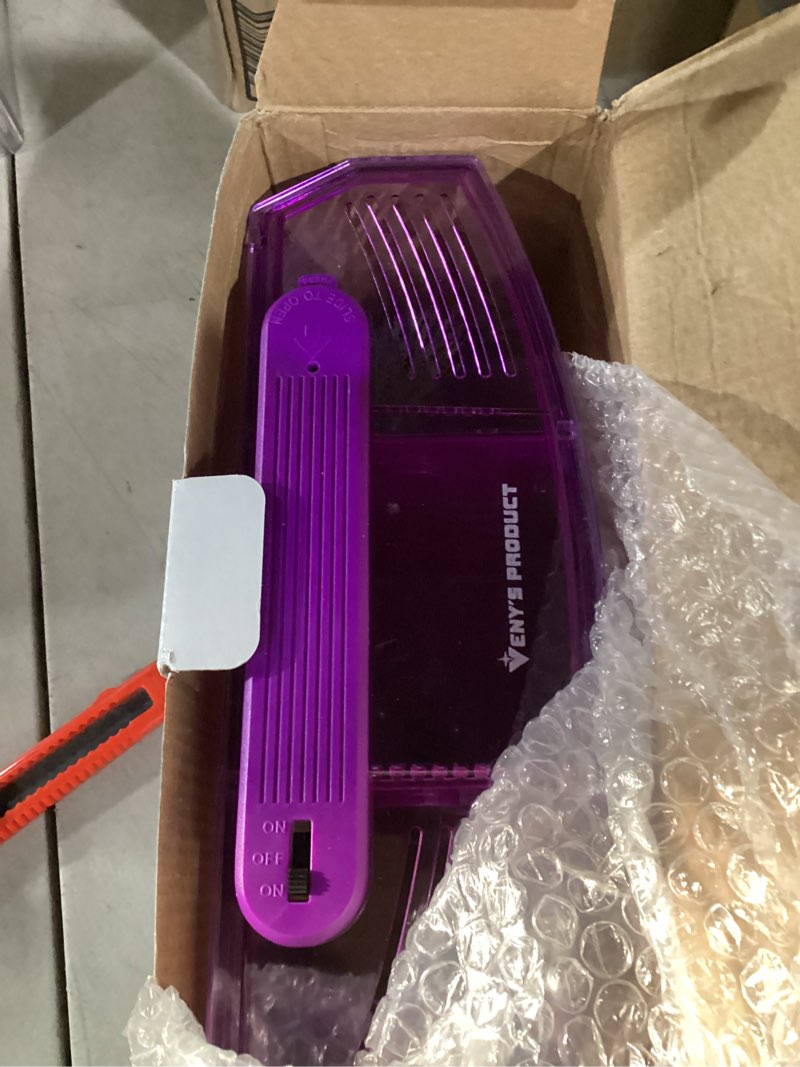 Condition photo showing Good Condition for Aquarium Fish Led Light Kid Friendly Small Fish Three Divisions Breeding Isolation Mini Aquarium komplettset LED Acrylic Box Betta for Small Fishes()