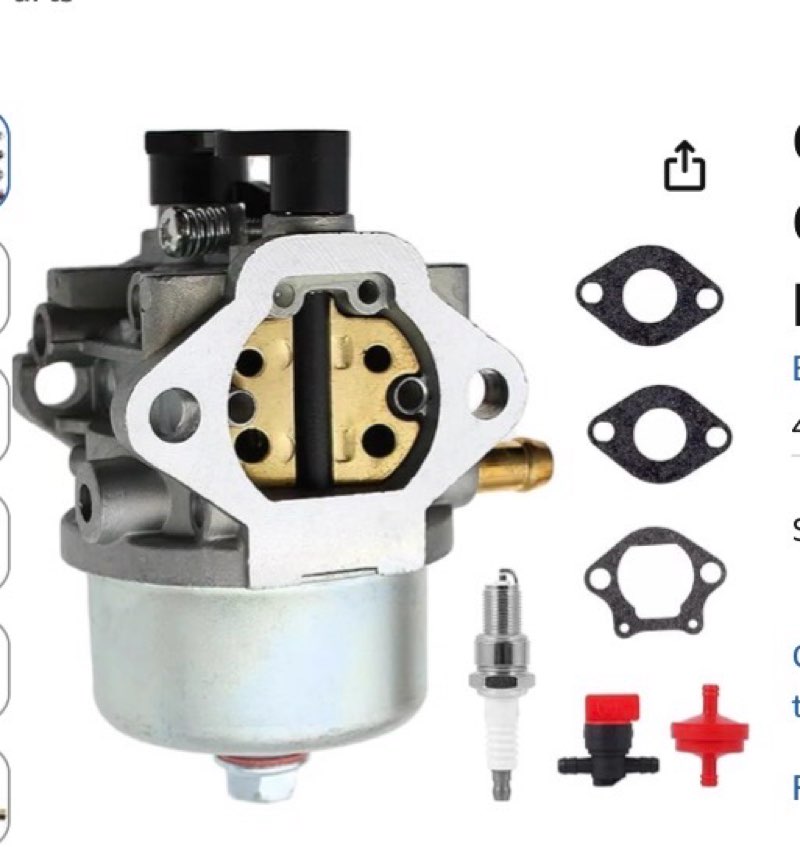 Kacarber Carburetor for Exmark Commercial 30" X-Series Model ECX180CKA30000 Carb