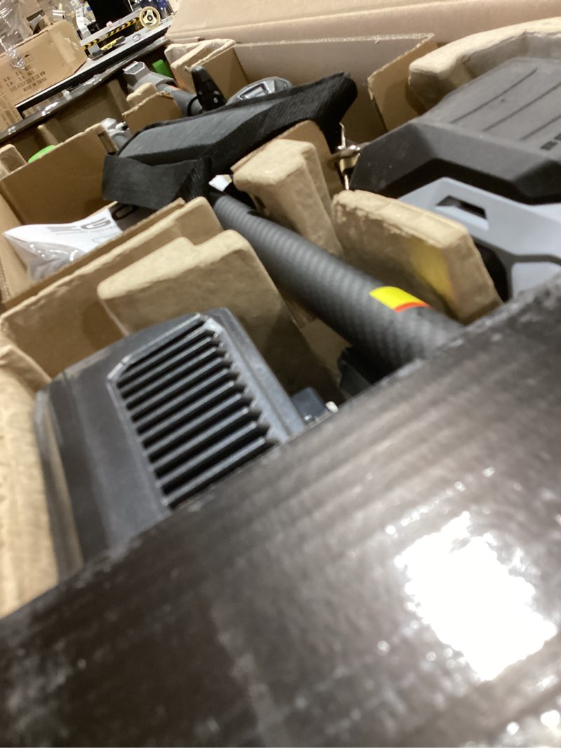 Condition photo showing As Is for ego power+ multi-head system carbon fiber 56-volt 8-in handheld attachment capable battery lawn edger 4 ah (battery included) (charger included)