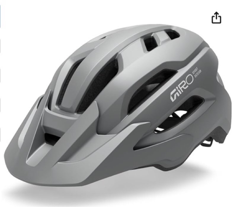 giro fixture ii mips mountain bike helmet for men, women, kids, and adults – matte titanium, univers