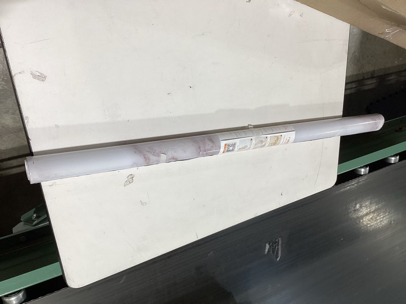 Condition photo showing As Is for rabbitgoo glossy marble contact paper peel and stick wallpaper 35.4" x 78.7" countertop furniture waterpoof self adhesive removable cover for kitchen bathroom cabinet drawer shelf liner vinyl roll 35.4" x 78.7" glossy
