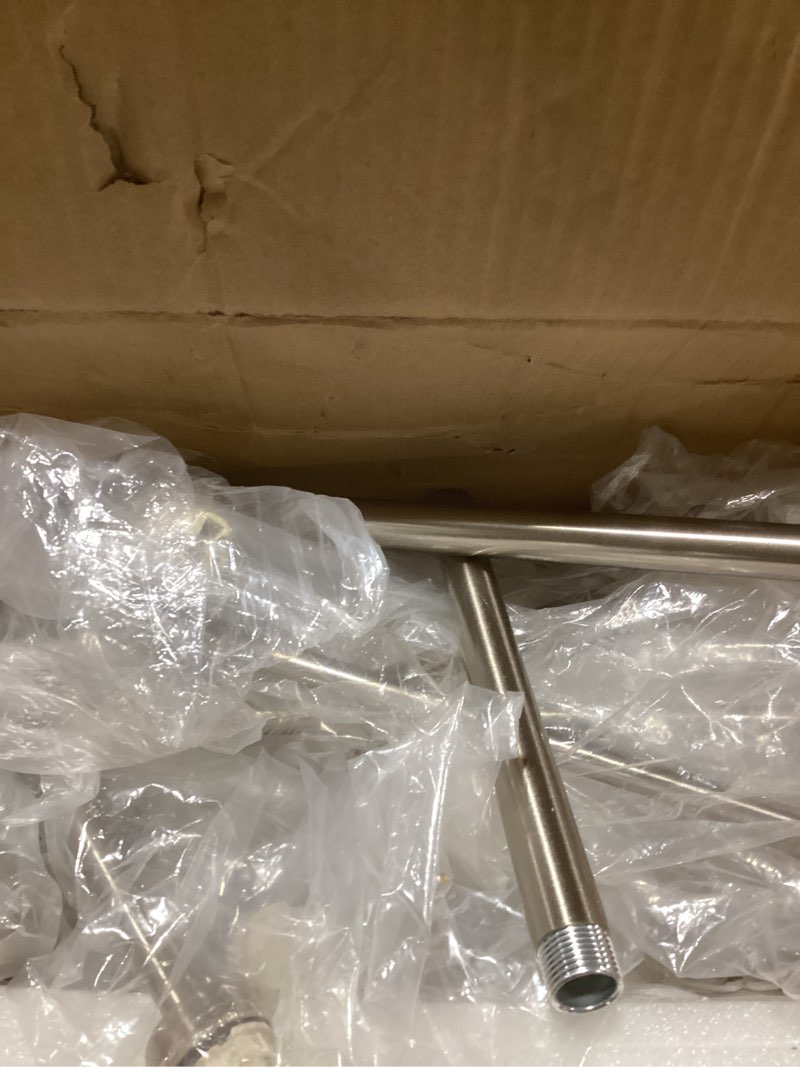 Condition photo showing New/Like New for Merterli Modern Branch Crystal Chandelier, Nickel Surface, Glass Ceiling Light,12 Lights (Nickel 12 lamp Holders)