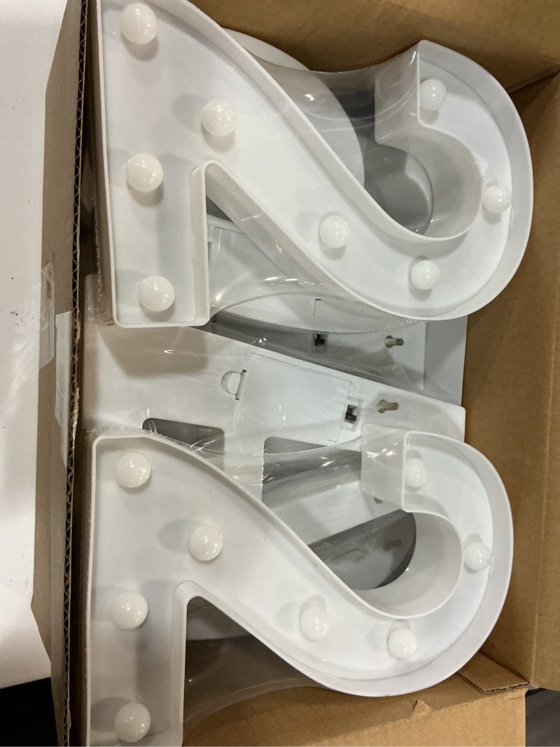 Condition photo showing New/Like New for 2026 graduation decorations deals - 8 led marquee light up letters 'grad 2026' with remote - ornaments for class of 2026 preschool high school college wall table centerpieces decor party supplies remote control